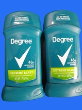 Degree Extreme Blast Antiperspirant Deodorant 2.7 oz Men 48H Protection 2 Pack