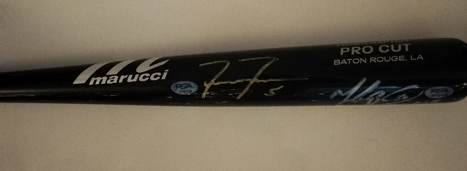 Freddie Freeman & Mookie Betts Dual autographed Bat (rare)PSA JSA COA - Image 4 of 4