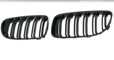 New Front Kidney Dual Slats Grille Gloss Black For 2009-2011 BMW 3 Series E90