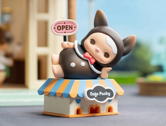 Authentic Pucky Elf Rabbit Cafe Series Figure 12 Basic Models Art Toys ...