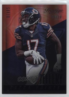 2014 Panini Prestige Extra Points Black 6/10 Alshon Jeffery #128 uk2