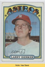 1972 Topps Larry Dierker #155 READ 0j0