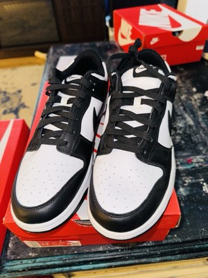 Size 12 - Nike Dunk Low Black White