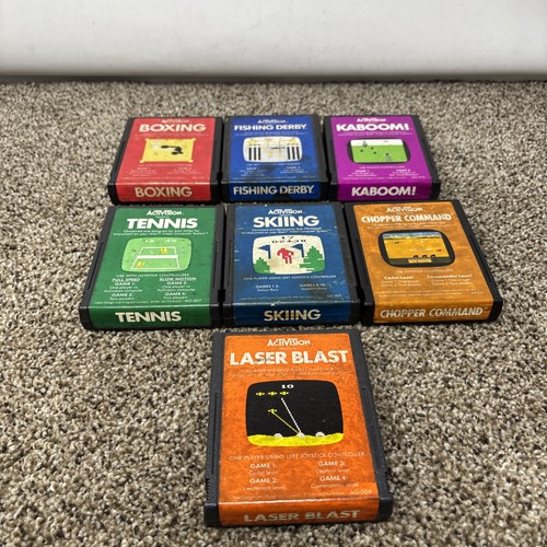 Console jeux ATARI 2600 authentique avec 7 jeux - Consoles
