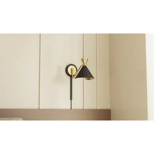 Quoizel Arden Wall Sconce Wall Light, Small ADN8706MBK - Open Box - Picture 8 of 11