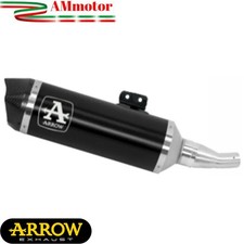 Escape Arrow Kymco AK 550 2026 para motocicleta aluminio urbano sin cordones negro