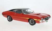 Ixo IXO18CMC263.22 - 1/18 - Ford Gran Torino Sport, Rot/Schwarz, 1972 - Neu