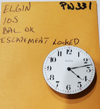 ELGIN 10/S    POCKET WATCH MOVEMENT  PW331