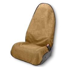 Waterproof Car Seat Towel Cover   Sweatproof Seat Towel Protector, Quick Beige