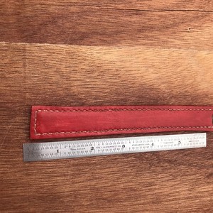 Starrett 6 Inch, No. 303R, Tempered, Flexible Ruler with Leather Pouch
