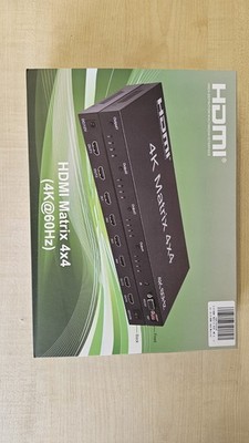4K 60HZ 4x4 Matrix Hdmi Switch Splitter 1080P 4 In 4 Out PC TV Video Converter