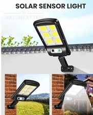 FARO Lampada Stradale PANNELLO ENERGIA SOLARE LED Lampione Strada Illuminazione