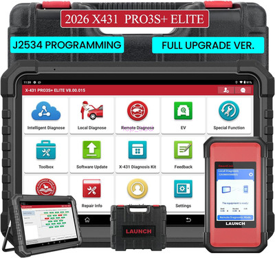 2026 LAUNCH X431 PRO3S+ Elite PAD7 OBD Car Diagnostic Scanner Programming Coding