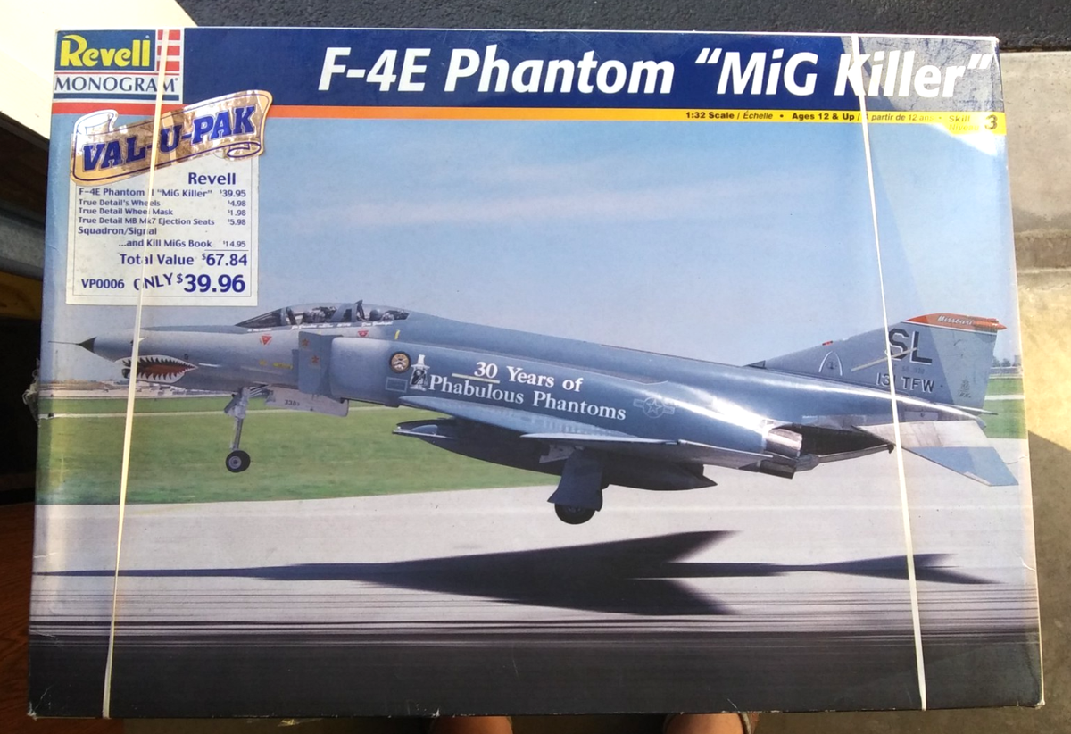 Opened 1998 Revell/Monogram VP-0006 F-4E Phantom 