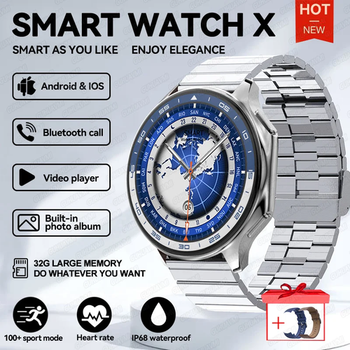 2024 DT WATCH X AMOLED Smartwatch with AI Music Health Extras - Picture 21 of 22