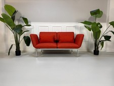 Brühl Roro Small Designer Stoff Sofa Orange Schlafsofa Funktional