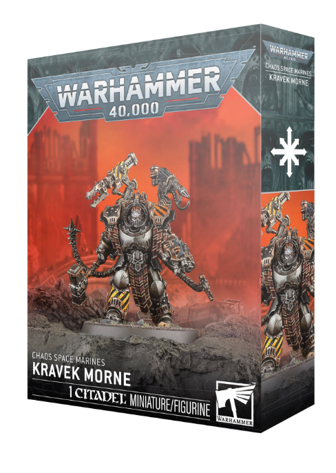 Warhammer 40K: CHAOS SPACE MARINES: KRAVEK MORNE: PREORDER 4/18 | eBay