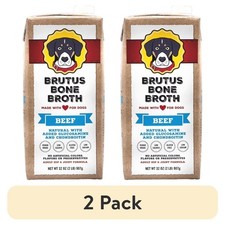 2 pack Bone Broth Beef for Dogs - 32 oz, All Natural Human Grade Dog Food