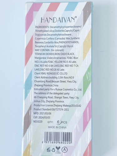 6x Creme Gel Waterproof White Purple Colorful Eyeliner Set Eye Pencil makeup - Picture 4 of 8
