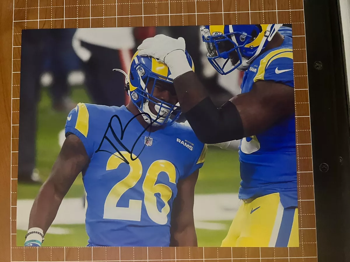 Terrell Burgess signed 8x10 photo Los Angeles Rams autographed