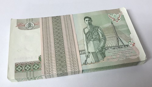Thailandia 20 Baht ND 2003 P 109 Firma Casuale UNC LOTTO 100 PEZZI 1 PACCHETTO - Foto 2 di 4