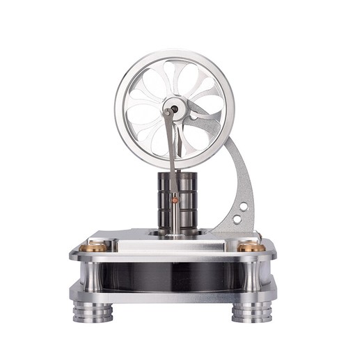 Mental Low Temperature Stirling Engine Motor Steam Heat Model Education Toy Gift - 第 3/5 張圖片