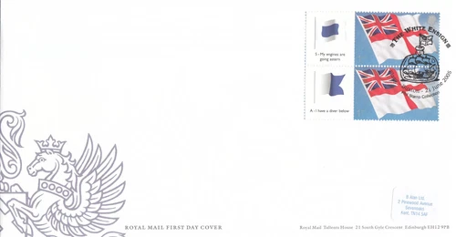 White Ensigns generic GB FDC Flagg Buxton (b) 2005 (107723)