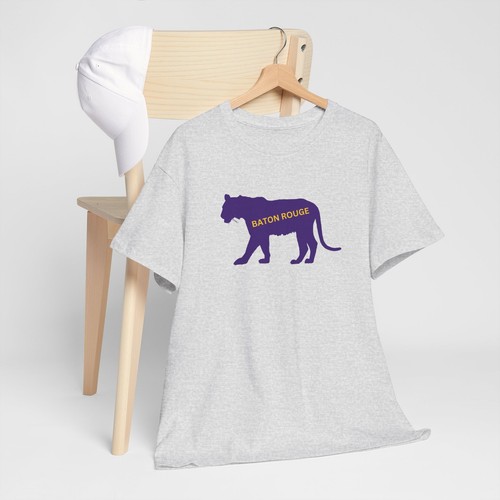 LSU Tiger Baton Rouge Silhouette Shirt I LSU Game Day Tee I LSU Football Shirt - Picture 34 of 97