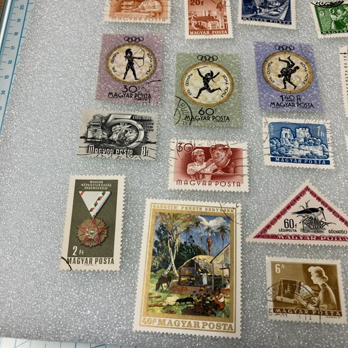 30 USED Mixed Magyar/Hungary Stamps, 1960's-1970's- NICE- Sports/Jobs etc. DEAL! - Picture 14 of 18
