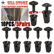 10PCS Splash Shield Screws N90974701 For Audi VW Fender Liner Bumper Under Cover