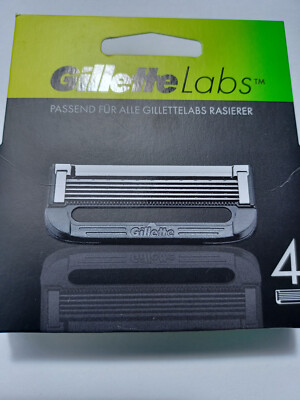 GILLETTE  LABS  RASIERKLINGEN ( 4er Pack ) ERSATZKLINGEN  NEU & OVP