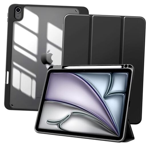 for iPad Air 11 Inch M2 Case 2024 with Pencil Holder, iPad for iPad Air 11 Inch M2 Case 2024 with Pencil Holder, iPad