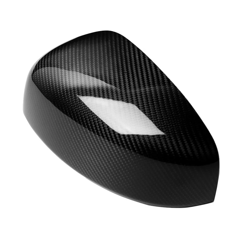 Tapas de cubierta de espejo retrovisor lateral de fibra de carbono real para Nissan 370Z 09-19 Foto 3 de 4