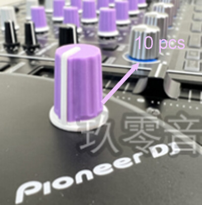 10Stck.EQ Knopfkappe für PioneerDJ Mixer DJM800 2000 900srt 750 900nxs2 900nexus