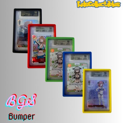 BGS Bumper Guard Protector for Standard Size Graded Card Slab 5 Color Protection