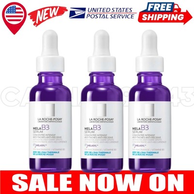3PCS~La-Roche-Posay Mela B3 Dark Spot Serum Melasyl + Niacinamide 30ml U.S.A