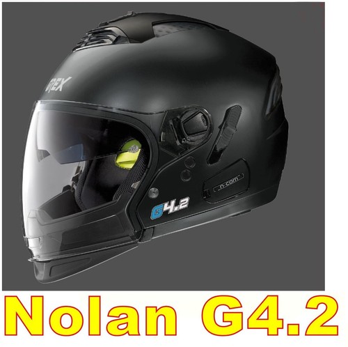 CASCO NOLAN GREX G4.2 N-COM EX N43E AIR NERO OPACO COL.2 Tg. \
