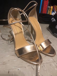fashion nova gold heels