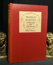 1928 Charles Dickens A Biography of New Sources Ralph Straus First Edition Book