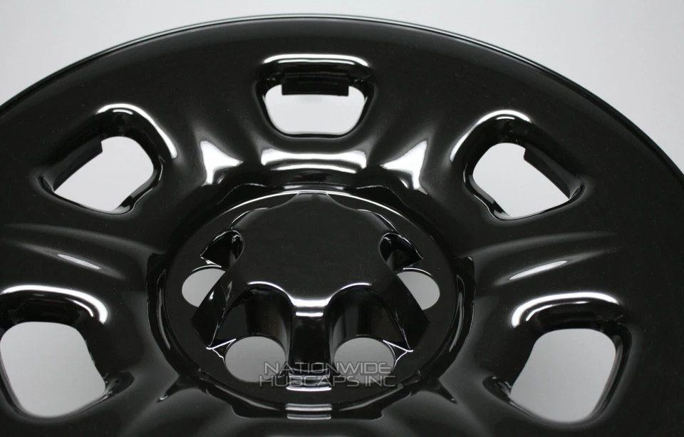 4 para Nissan Frontier S 2005-2024 Negro 16" Cubiertas de rueda Tapacubos Cubiertas de llanta Foto 4 de 4