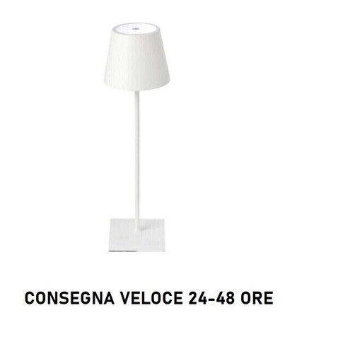 LAMPADA DA TAVOLO LED RICARICABILE PER BAR RISTORANTI HOTEL PUB SENZA FILO - Foto 6 di 8