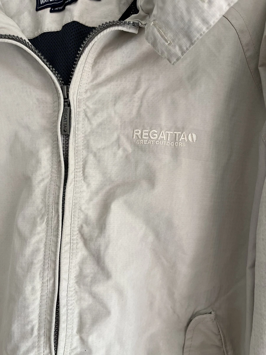 RETRO Regatta Cream Waterproof Jacket Hydrafort SIZE LARGE eBay