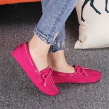 Genuine Leather Women Flats Ladies Women Moccasins Shoes Lady Driving Flats
