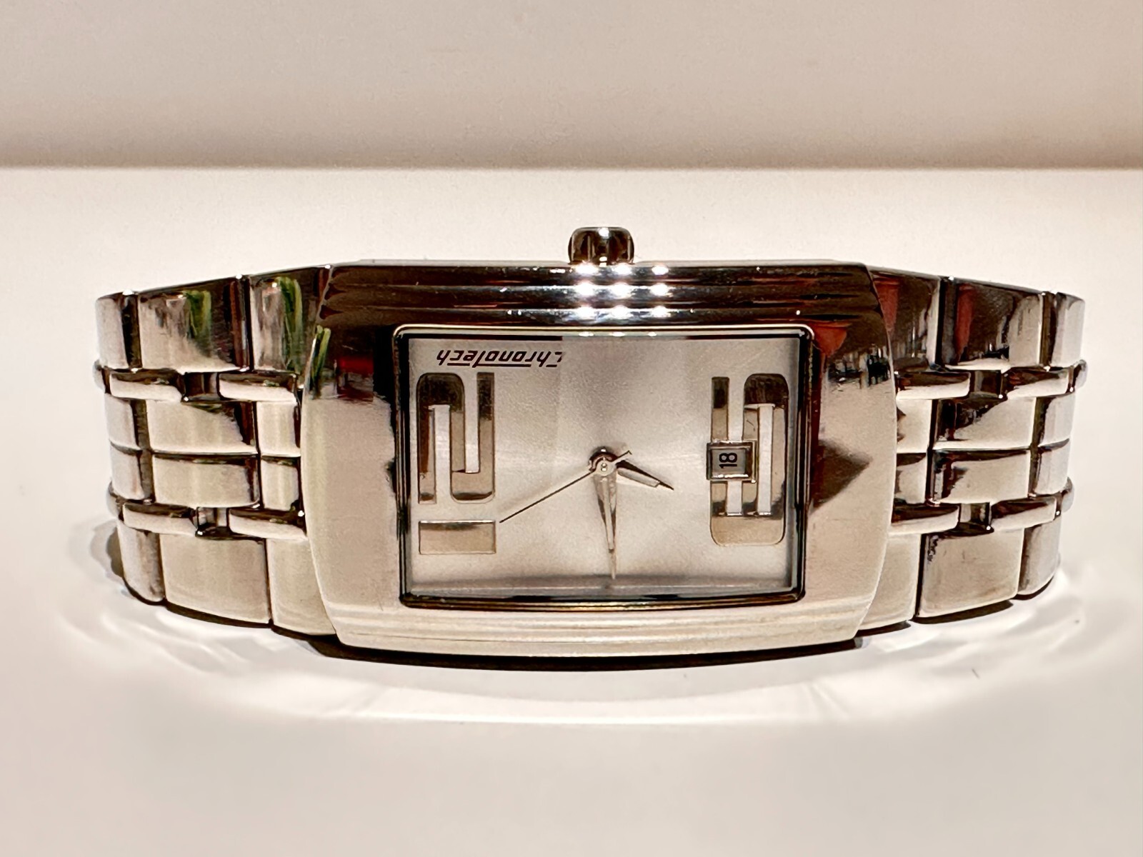 RETRO BEAUTIFUL SOLID ST.STEEL RECTANGLE MEN'S QU… - image 5