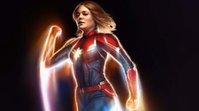 Superheroes captain marvel superheroes Stitched Gaming Mat Desk 16560
