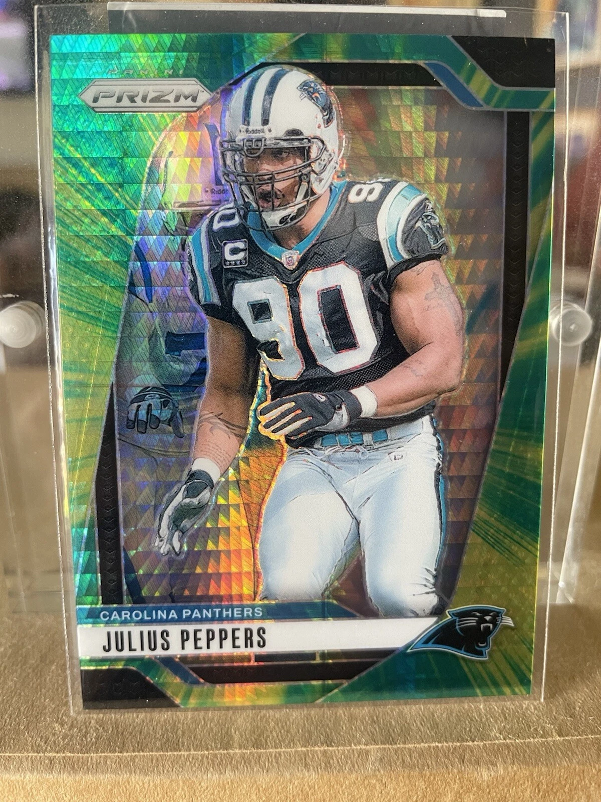 2024 Panini Prizm NFL Julius Peppers Hyper /180 Carolina Panthers (#43)