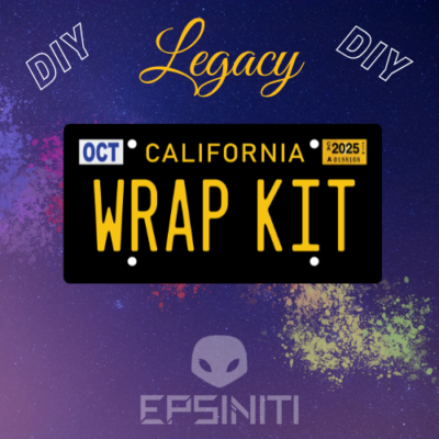 #ad LEGACY California Plate Wrap DIY Kit $19.99