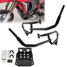 For HONDA CRF250 Rally FULL CRASH BAR ENGINE GUARD Upper Lower Skid Plate 17-22