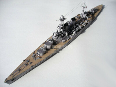 1:400 Scale HMS Battlecruiser Hood Ship DIY Handcraft PAPER MODEL KIT