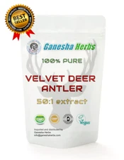 DEER ANTLER VELVET 50:1 EXTRACT POWDER 3.6 oz. MAXIMUM STRENGTH! BEST SELLING!